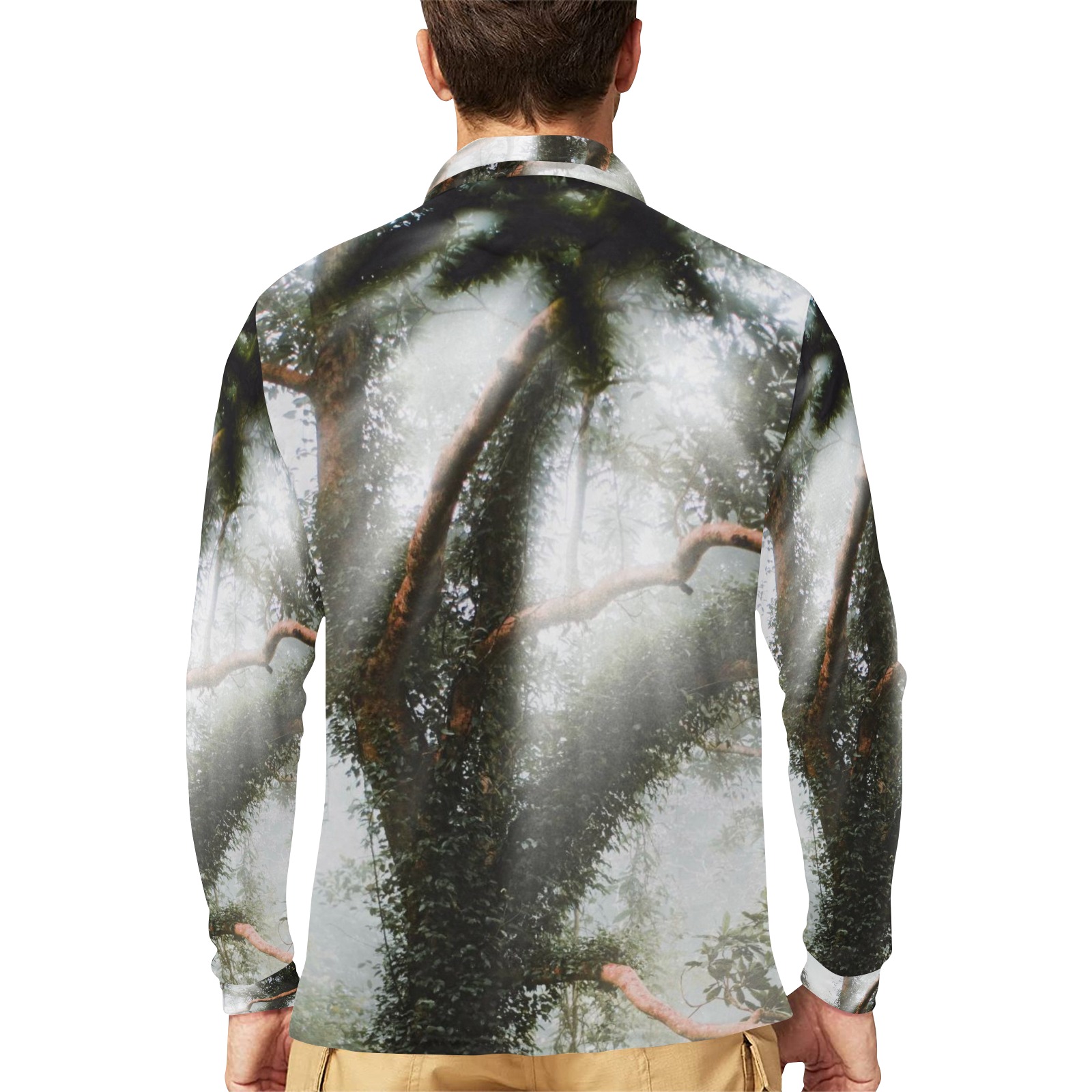 RedNeck Men's Long Sleeve Polo Shirt - Image 2