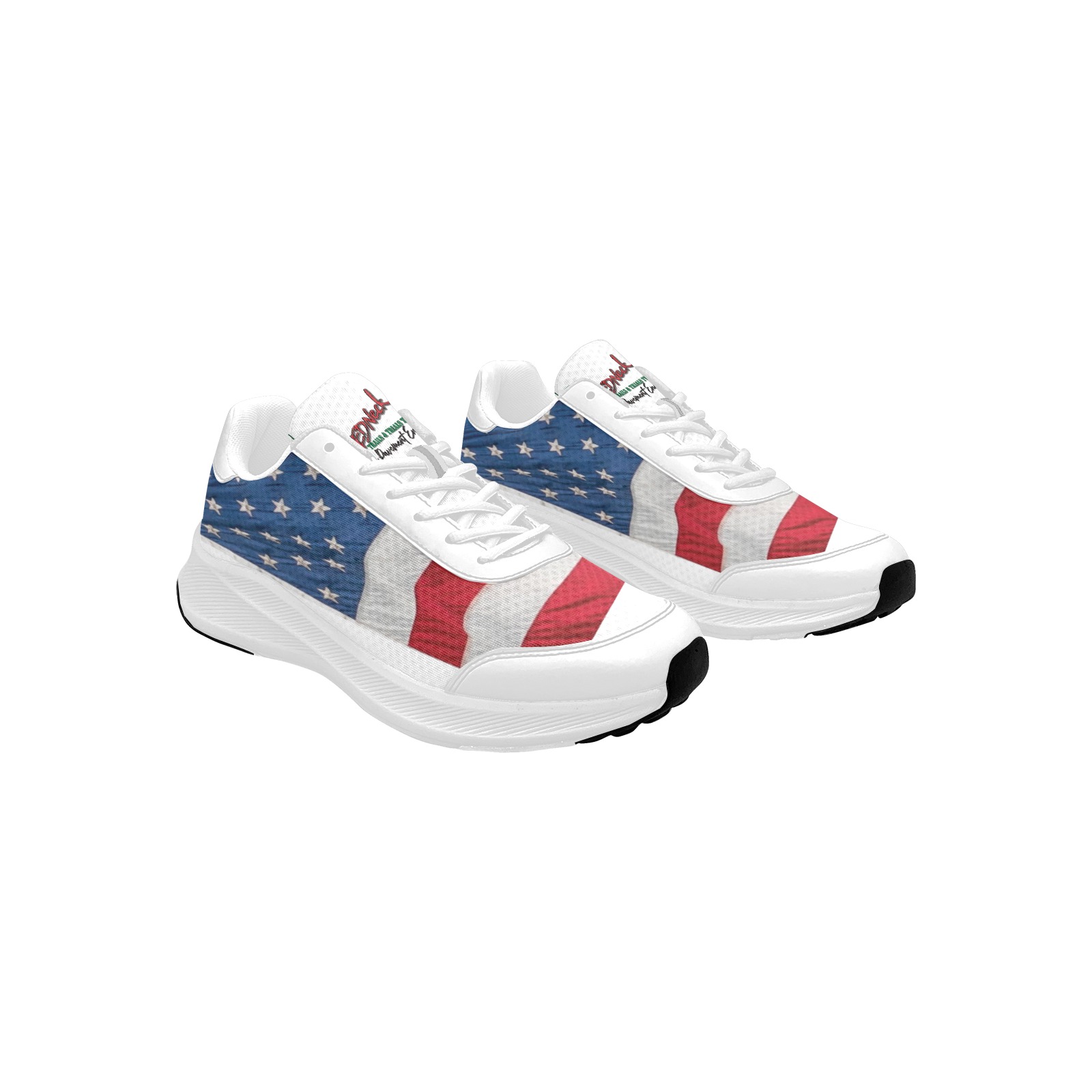 American Flag Men's Mudguard Running Shoes - Image 2