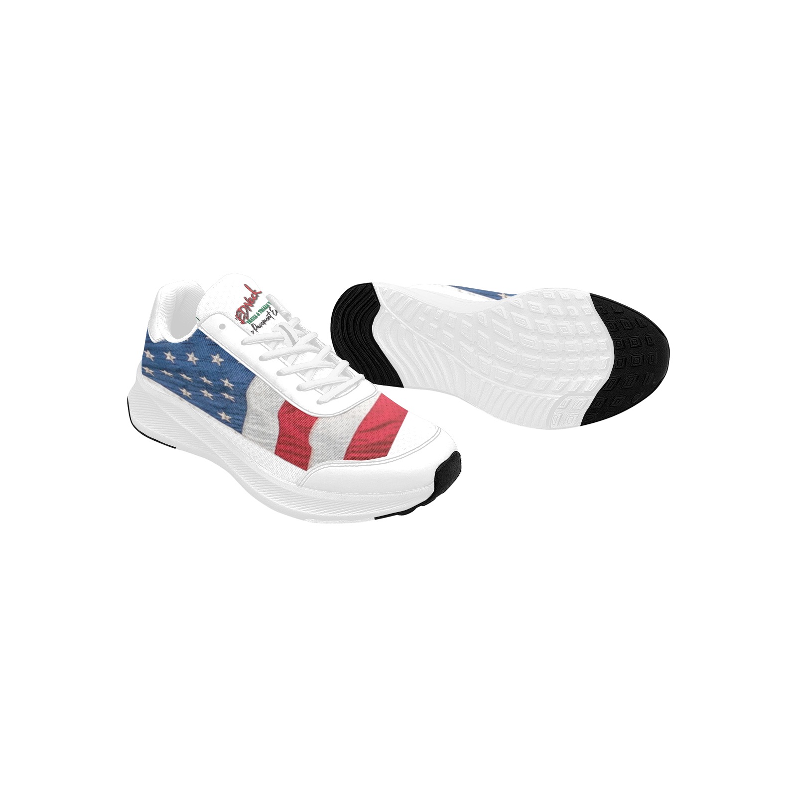 American Flag Men's Mudguard Running Shoes - Image 4