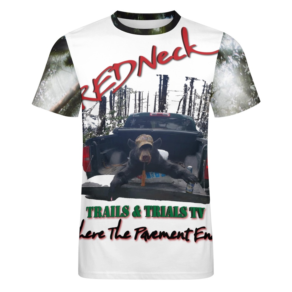 RedNeck Bear Men's Cotton T-shirt - Image 10
