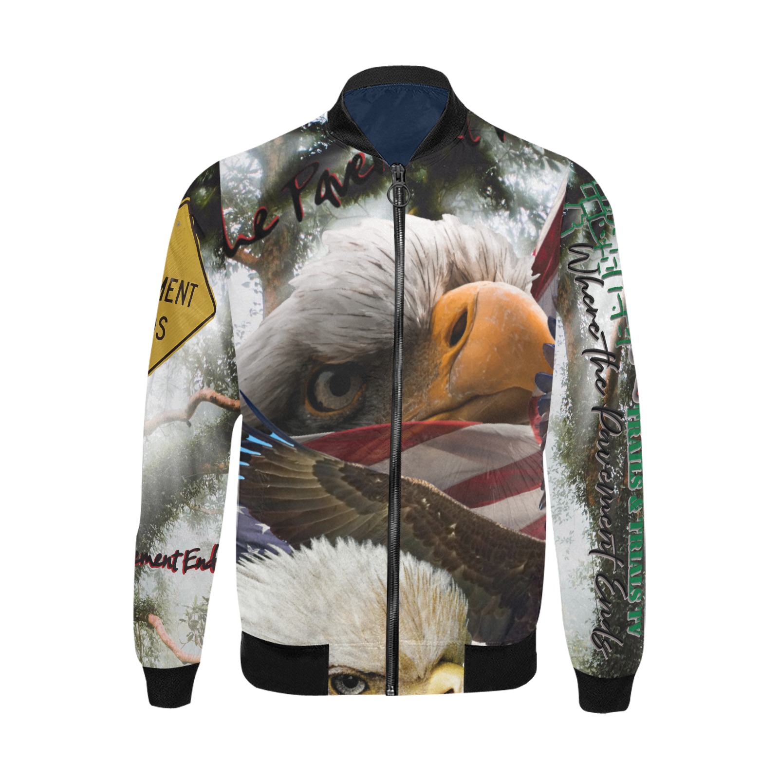 American Eagle Bomber Jacket - Image 3