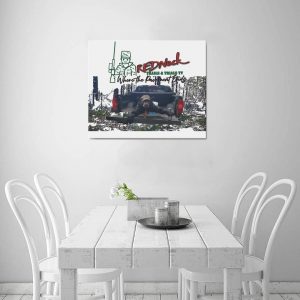 Friend Bear Frame Canvas Print 24"x20" Made in the USA