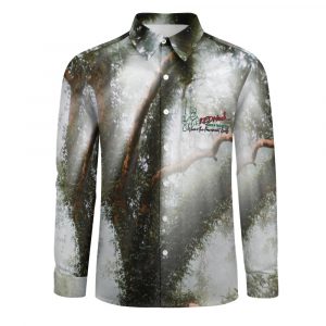 RedNeck Peach Velvet One Pocket Long Sleeve Shirt