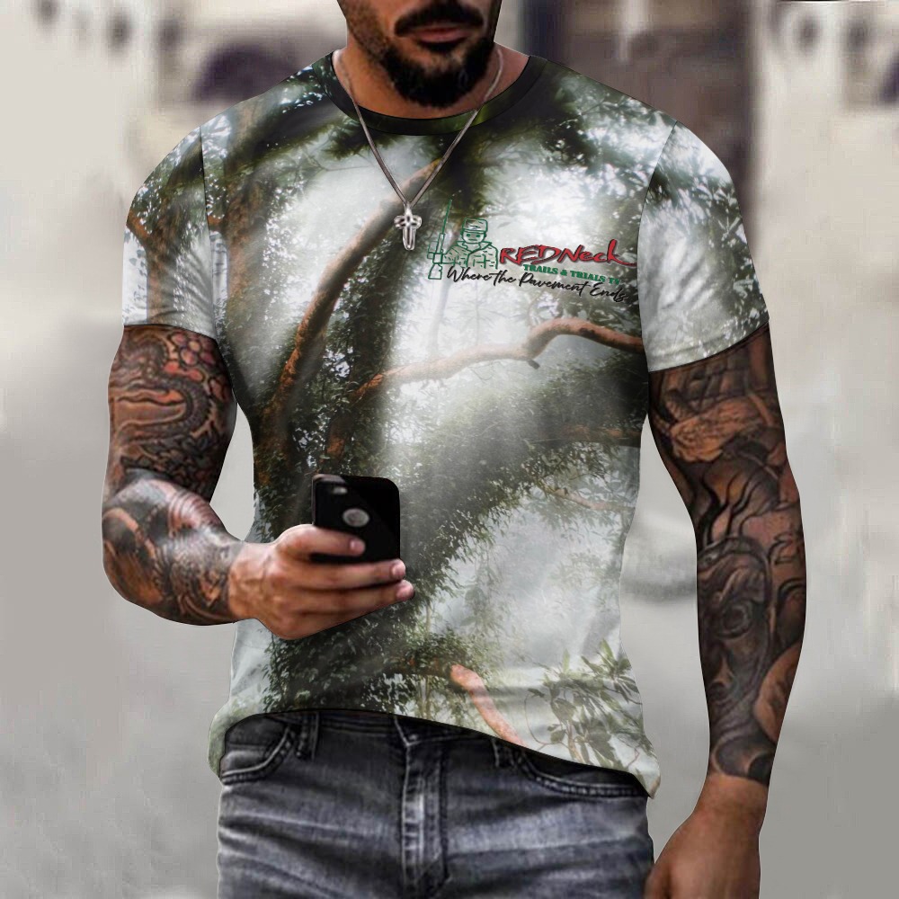 RedNeck Men's Cotton T-shirt - Image 4