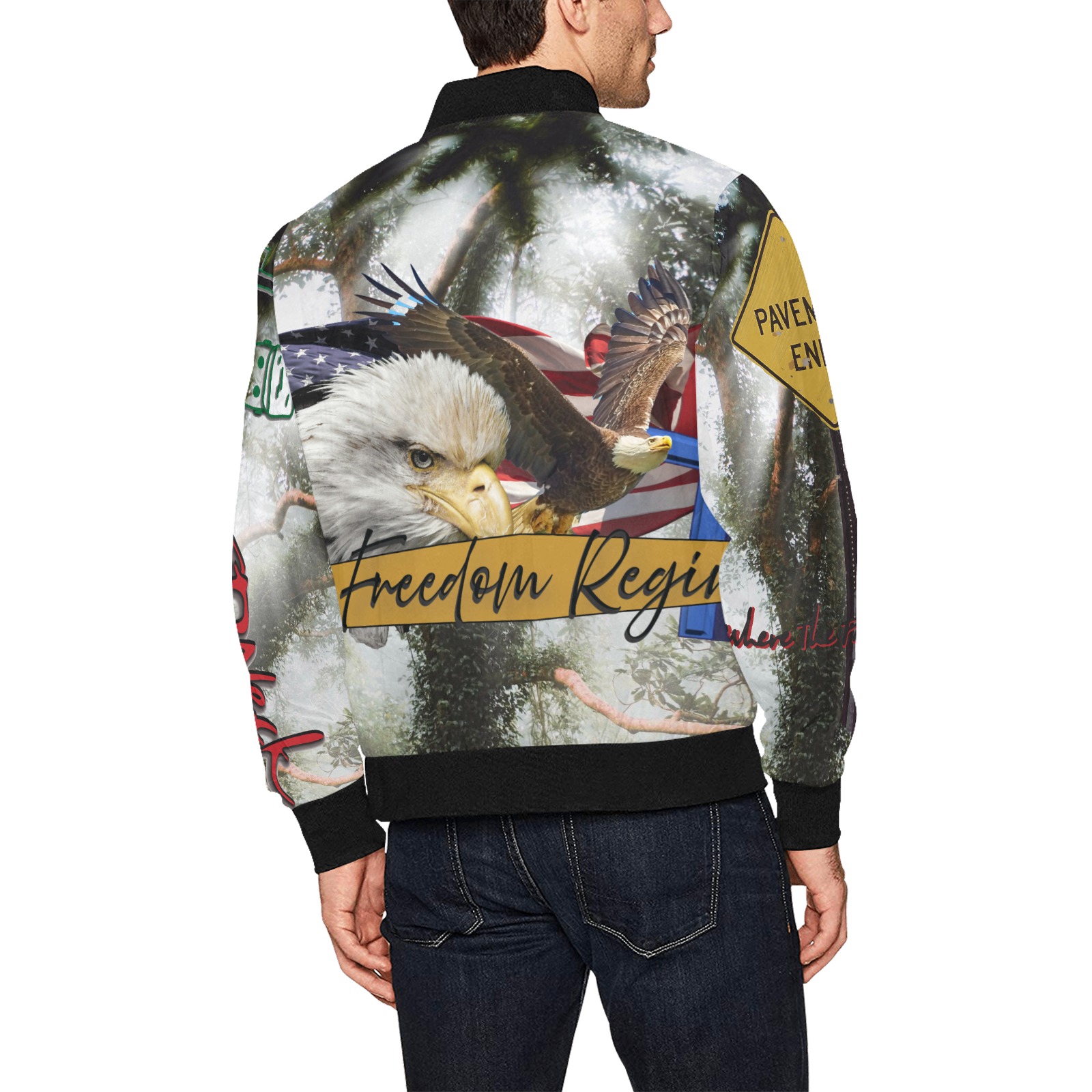 American Eagle Bomber Jacket - Image 2